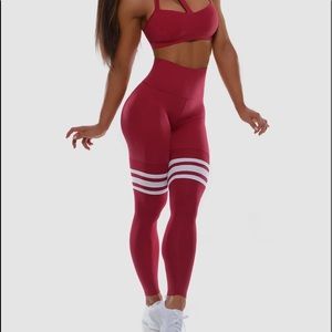 High-waisted, thigh-high bombshell leggings